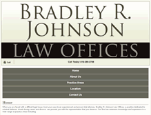 Tablet Screenshot of bradleyrjohnsonlaw.com